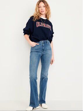 Old Navy Size 10 Tall Wow Flare Jeans - High Waisted